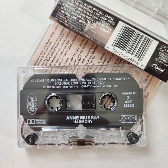 Anne Murray Harmony 1987 Cassette Tape Album Capitol Records XDR - Picture 4 of 5